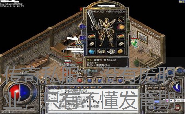 传奇私服:没有废职业,只有不懂发育期 传奇私服:没有废职业,只有不懂发育期