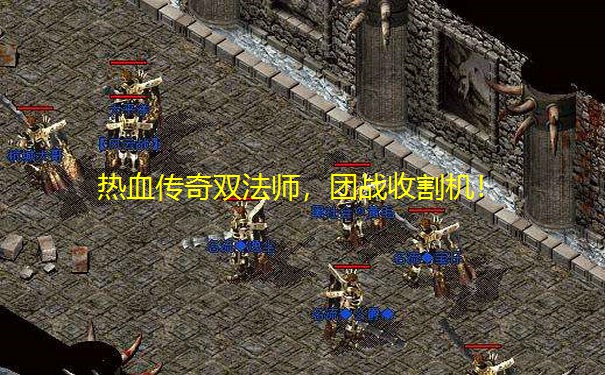 热血传奇双法师，团战收割机！